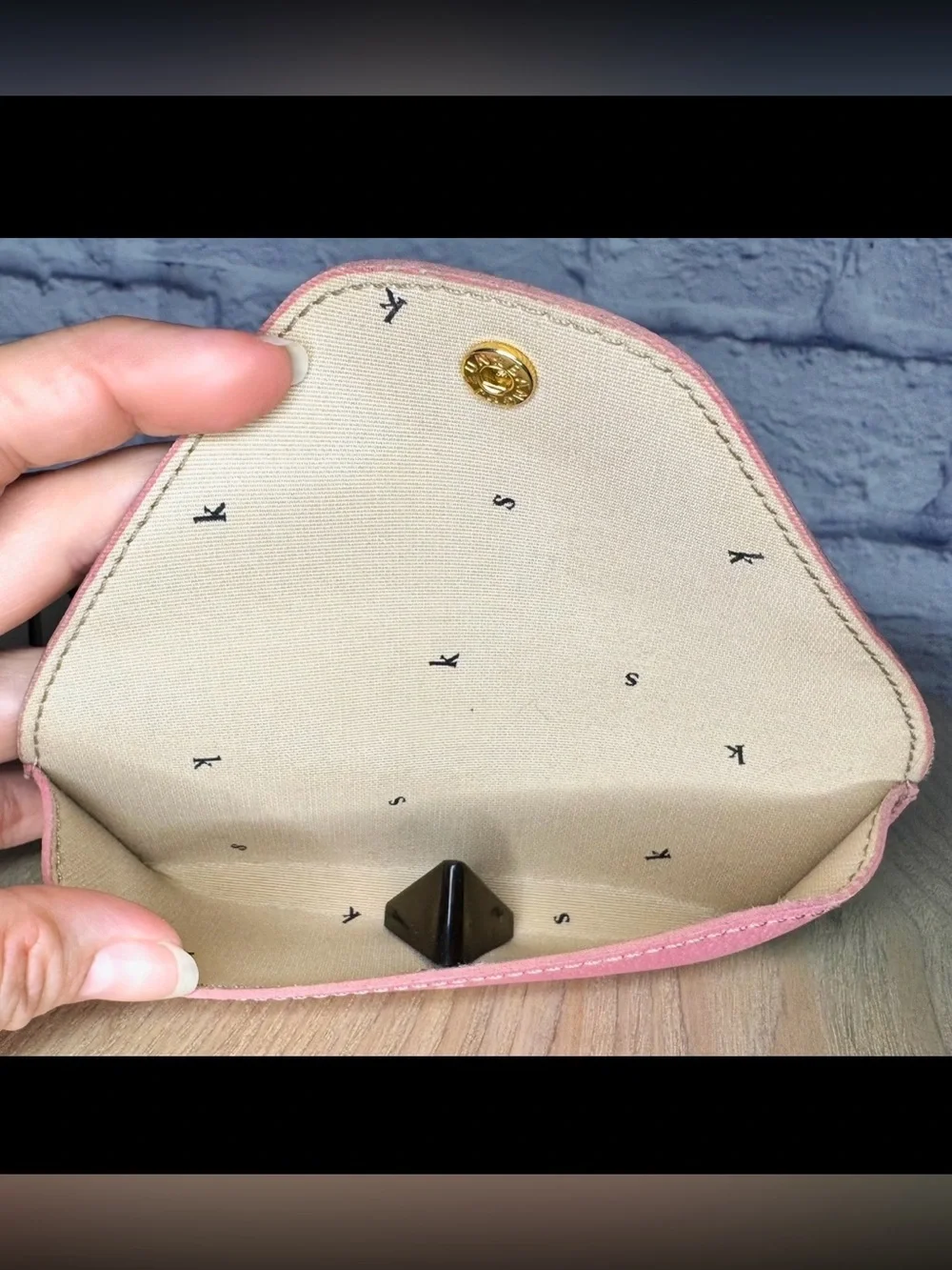 kate spade Pink Case with Brown Tortoiseshell Eyeglasses Made in Italy